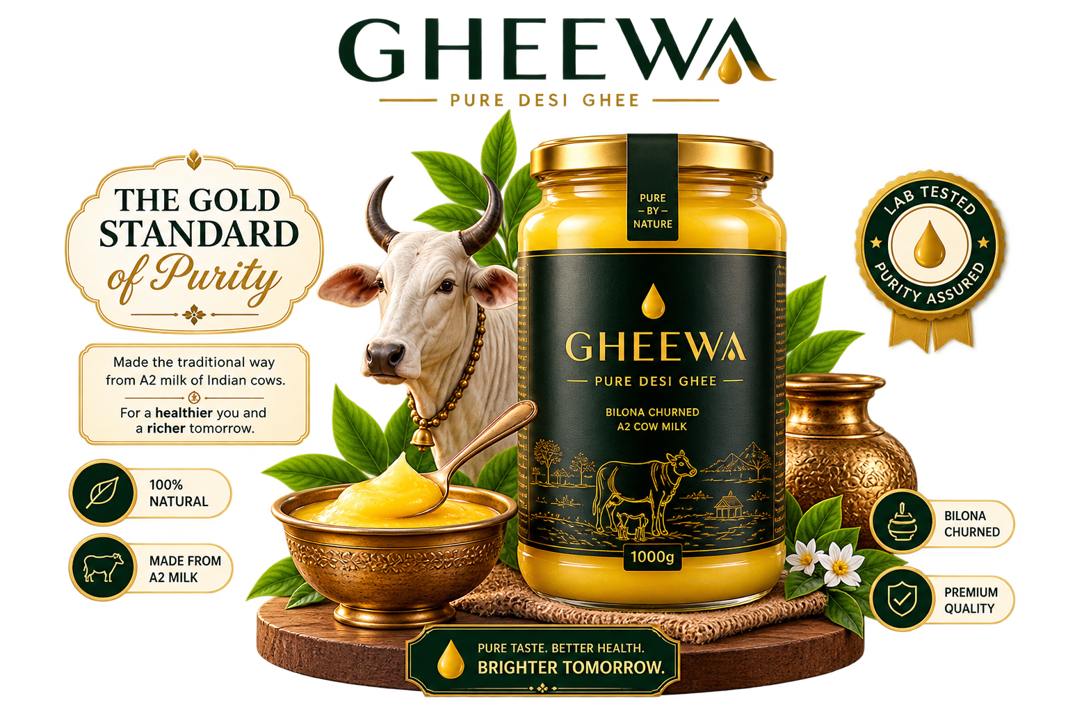 GHEEWA  PURE DESI GHEE